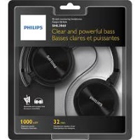 PHILIPS 32 mm sürücülü/arkası kapalı, Kulak üstü SHL3060BK/00 - 1